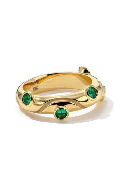 Mark Henry Riva Crest Ring In Gold