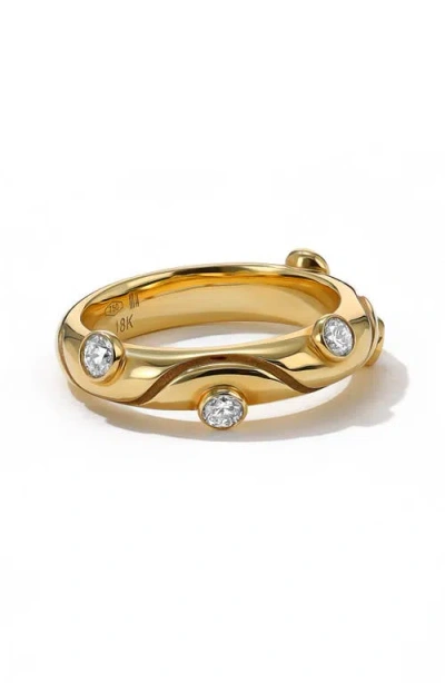 Mark Henry Riva Crest Ring In Gold