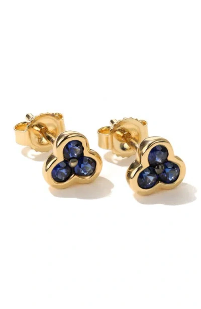 Mark Henry Trinity Stud Earrings In Gold