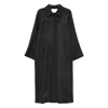 Mark Kenly Domino Tan Raglan-sleeve Single-breasted Coat In Gray