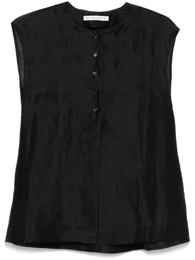MARK KENLY DOMINO TAN COCOON BLOUSE