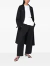 Mark Kenly Domino Tan Mkdt Studio Charlene Black Coat In Black