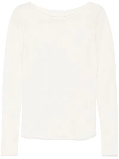 Mark Kenly Domino Tan Koba Top In White