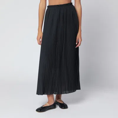 Mark Kenly Domino Tan Mkdt Studio Gray Nadja-atelier Pleated Skirt In Black