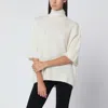 Mark Kenly Domino Tan Mkdt Studio Ivory Kolly Sweater In Yak In Gray