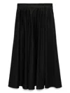 Mark Kenly Domino Tan Novo-atelier Blank Skirt In Black