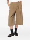 Mark Kenly Domino Tan Pantalone Corto Fashion In Nude