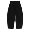 Mark Kenly Domino Tan Balloon Trousers In Black