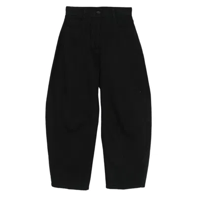 Mark Kenly Domino Tan Balloon Trousers In Black