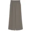 Mark Kenly Domino Tan Crepe Trousers In Green