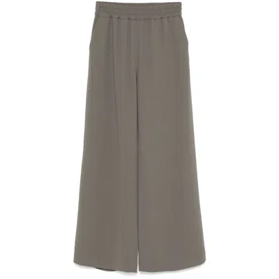 MARK KENLY DOMINO TAN SILK PANTS
