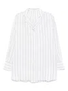 Mark Kenly Domino Tan Solin Cotton Dobby Shirt In White