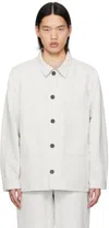 Mark Kenly Domino Tan Studio Beige Jones Jacket In Shell