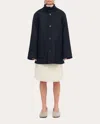 Mark Kenly Domino Tan Women's Julia Cotton-canvas Jacket In Black