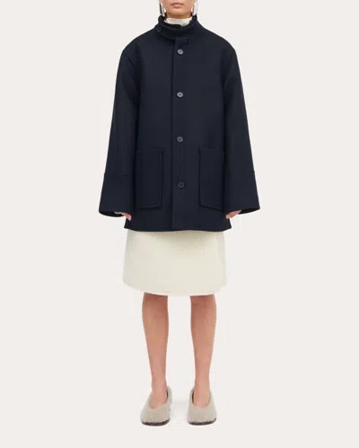 Mark Kenly Domino Tan Women's Julia Cotton-canvas Jacket In Black