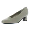 Mark Lemp Classics By Walking Cradles Vicki Womens Solid Slip On Pumps In Grey