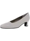 Mark Lemp Classics By Walking Cradles Vicki Womens Solid Slip On Pumps In White