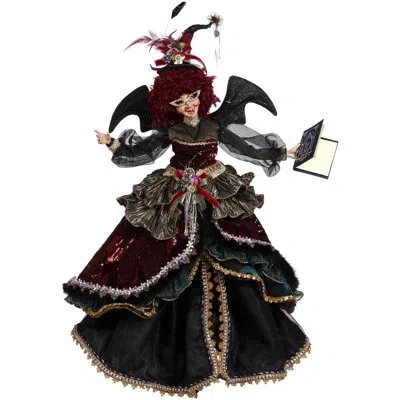 Mark Roberts 24" H Lunatica Witch Figurines & Collectibles In Gold,black,red,green