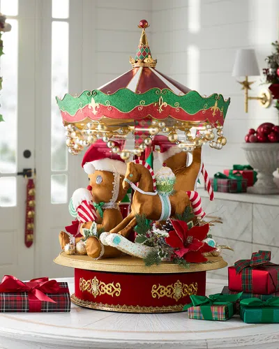Mark Roberts 40" Candy Shoppe Christmas Carousel In Multi