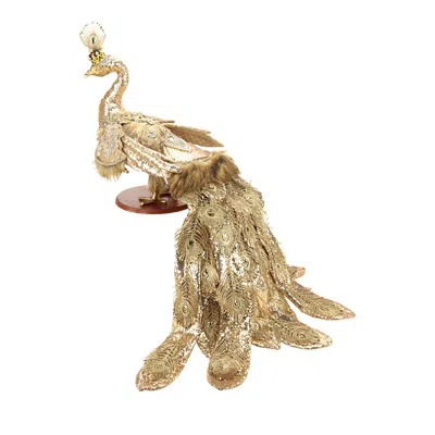 Mark Roberts 48 Gold Peacock