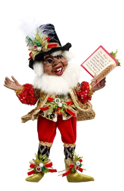 Mark Roberts African American Christmas Carol Elf,  Small In Multi