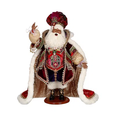 Mark Roberts African American Christmas Jewel Santa In Multi