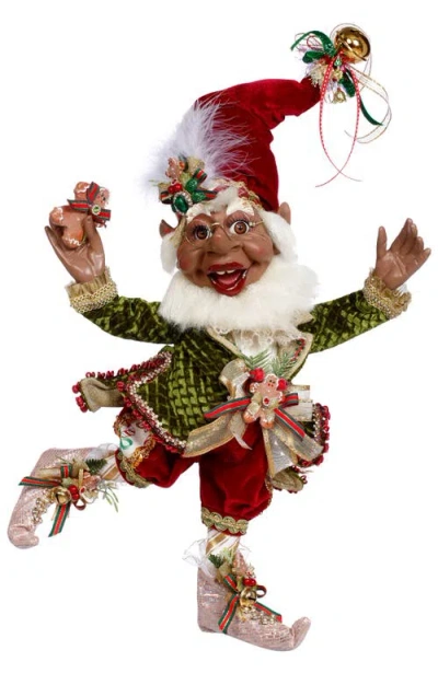Mark Roberts African American Cookies And Milk Elf, Medium In Multi