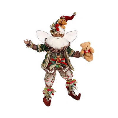 Mark Roberts African American Teddy Bear Fairy In Multi