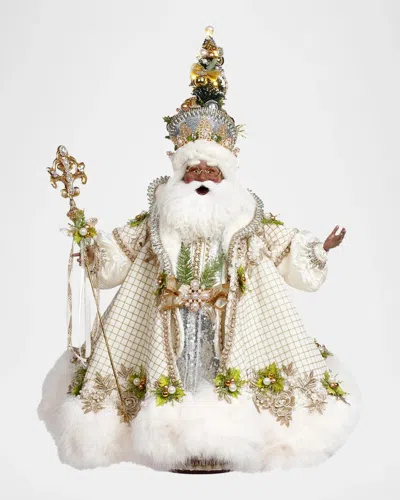 Mark Roberts African-american White Christmas Santa, 27.5"