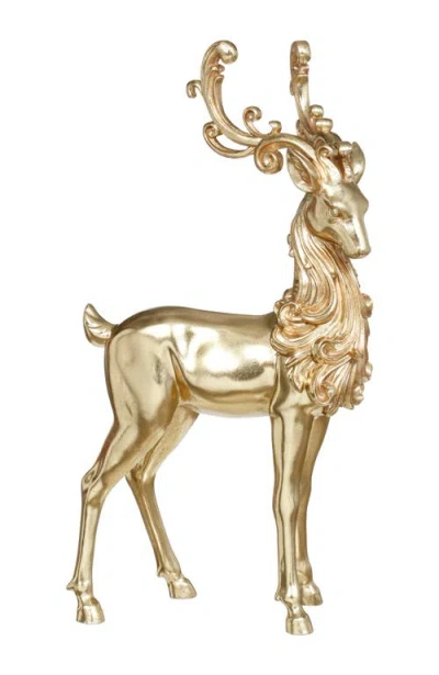 Mark Roberts Baroque Standing Deer In Gold