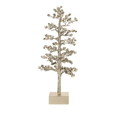 Mark Roberts Beaded Deco Tree In Neutral