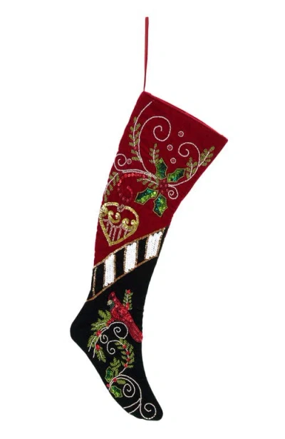 Mark Roberts Berry Cardinal Stocking In Multi