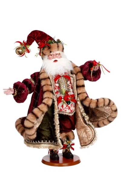 Mark Roberts Bird Lover Santa In Multi