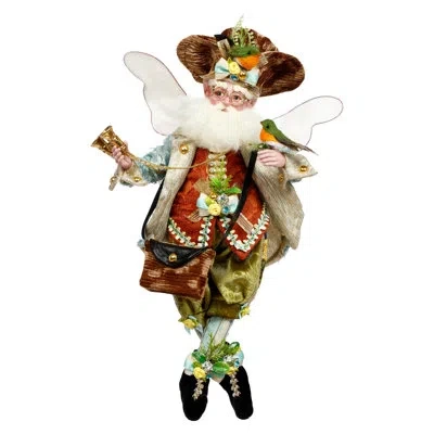 Mark Roberts Bird Watcher Fairy, Medium - 15.5 Inches In Blue;black;brown;green