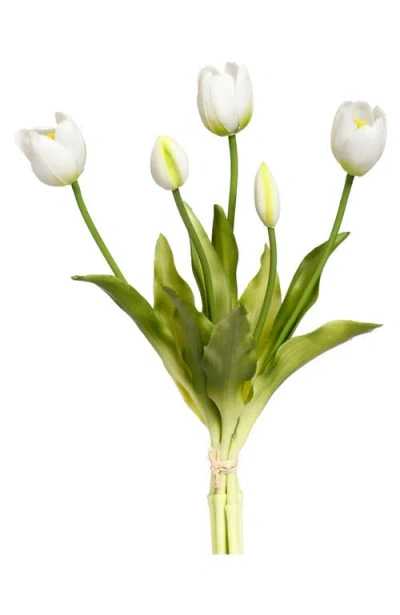 Mark Roberts Blooming Tulip Bunch, Set Of 6 In Green
