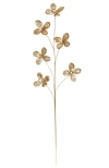 Mark Roberts Blossom With Pearl Spary, Set Of 12 In Gold