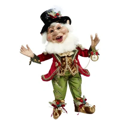 Mark Roberts Burgermeister Elf, Medium - 19 Inches In Red,green,white,black,brown