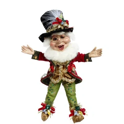 Mark Roberts Burgermeister Elf, Small - 11.5 Inches In Red,green,white,black,brown