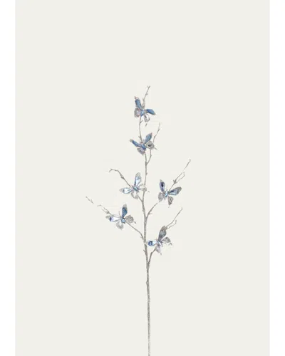 Mark Roberts Butterfly Spray, 35.5" In Blue