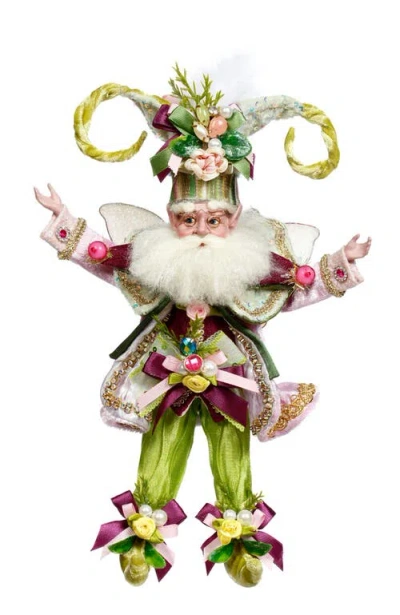 Mark Roberts Cabbage Rose Fairy, Small In Multi