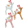 Mark Roberts Candied Deer, Medium, Set Of 3 In Multi