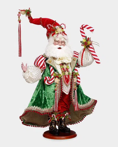 Mark Roberts Candy Cane & Cookie Santa Figure