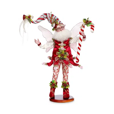 Mark Roberts Candy Cane Fairy Figurine In Multi