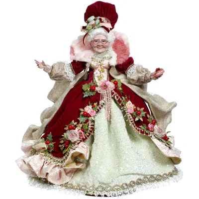 Mark Roberts Candy Mrs. Claus - 23.5 Inches In Red,green,white,gold,pink