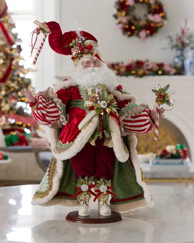 Mark Roberts Candy Santa Claus, 26" In Multi