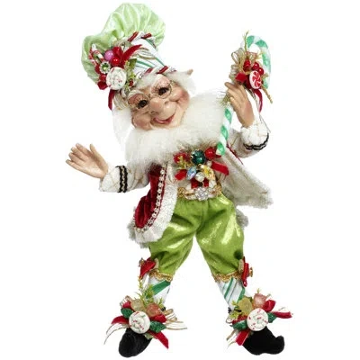 Mark Roberts Candymaker Elf, Small - 12 Inches In Red,green,white