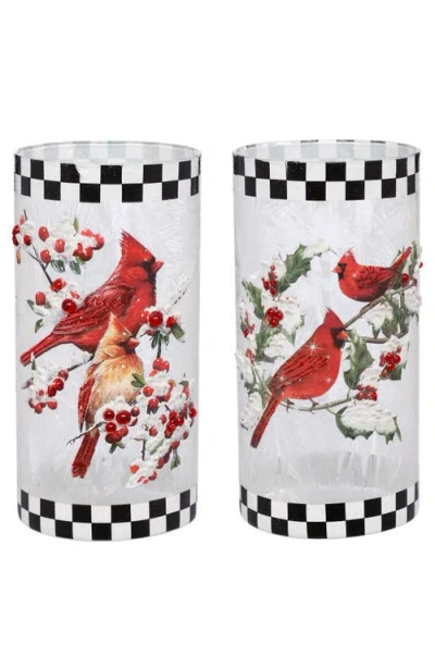 Mark Roberts Cardinal Berry Décor, Set Of 4 In Multi