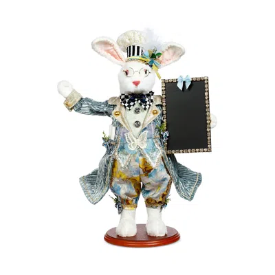 MARK ROBERTS CHALKBOARD RABBIT FIGURE, 20.5