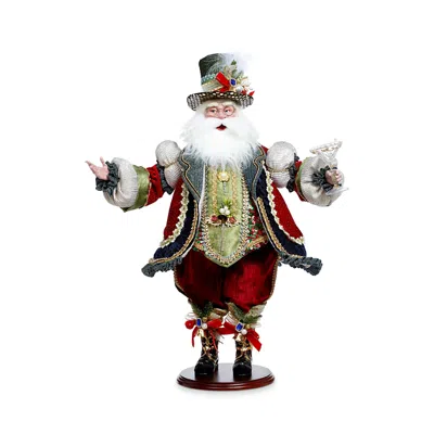 Mark Roberts Cheers Santa 26 Figurine In Multi