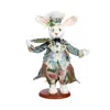 Mark Roberts Chef Rabbit With Tray In Multi